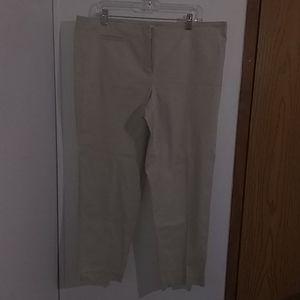 Cream dress pants